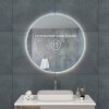 Kulaté zrcadlo s LED osvětlením, průměr 80 cm, systém proti zamlžování
