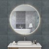 Kulaté zrcadlo s LED osvětlením, průměr 100 cm, systém proti zamlžování