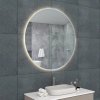 Kulaté zrcadlo s LED osvětlením, průměr 100 cm, systém proti zamlžování