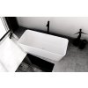 LEYLA volně stojící vana, solid surface 170x78x55cm, bílá mat  DOPRAVA ZDARMA