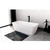 LEYLA volně stojící vana, solid surface 170x78x55cm, bílá mat  DOPRAVA ZDARMA