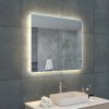 Zrcadlo 80 x 70 cm, s LED osvětlením a funkcí proti zamlžování