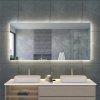 Zrcadlo 150 x 70 cm, s LED osvětlením a funkcí proti zamlžování