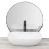 REA - Umyvadlo na desku Claudia Zoe 9447 Slim 51x34 bílé REA-U6644