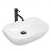 REA - Umyvadlo na desku Claudia Zoe 9447 Slim 51x34 bílé REA-U6644