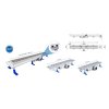 Odtokový žlab STANDARDline BLACK, 80 cm, Klasszik