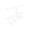 Odtokový žlab STANDARDline BLACK, 80 cm, Klasszik