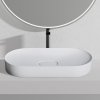 REA - Umyvadlo  IRIS 71 CM White na desku - konglomerát REA-U4305