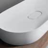 REA - Umyvadlo  IRIS 71 CM White na desku - konglomerát REA-U4305