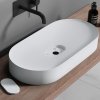 REA - Umyvadlo  IRIS 71 CM White na desku - konglomerát REA-U4305