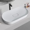 REA - Umyvadlo  IRIS 71 CM White na desku - konglomerát REA-U4305