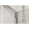 CERSANIT - Sprchové posuvné dveře CREA 140x200, čiré sklo S159-008