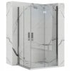 REA - Sprchová kabina Molier Chrome Double 80x80 KPL-K6368
