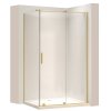 REA/S - Sprchová kabina Montana Gold Brush 140x90 KPL-K2520