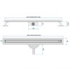 REA - Odtokový žlab Neox Slim pro black 50 REA-G2744