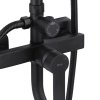 REA - Sprchový set s baterií 150mm ARGUS černá matmá REA-P2389