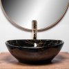 REA - UMYVADLO NA DESKU SOFIA BLACK MARBLE REA-U5611