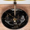 REA - UMYVADLO NA DESKU SOFIA BLACK MARBLE REA-U5611