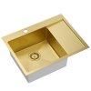 Quadron - Ocelový dřez RUSSEL 116 Gold HB7911PVDBSG1  DOPRAVA ZDARMA