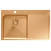 Quadron - Ocelový dřez RUSSEL 111 Copper HB7912PVDBSC1  DOPRAVA ZDARMA
