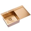 Quadron - Ocelový dřez RUSSEL 111 Copper HB7912PVDBSC1  DOPRAVA ZDARMA