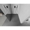 MEXEN/S - Kioto L Sprchová zástěna WALK-IN 90 x 200, zrcadlové, grafit kartáčovaná 800-090-103-66-50