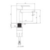 DEANTE - Corio chrom - Umyvadlová baterie - ECO - cartridge BFCE020M