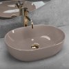 REA - Umyvadlo na desku Lisa Beige Shiny REA-U6380