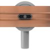 REA - Odtokový žlab Neox Slim pro Brushed Copper 100 REA-G4809