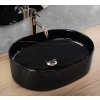 REA - Umyvadlo na desku Nadia 50 Black Stone REA-U9240