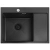 REA - Ocelový dřez Fin Black ZLE-06014
