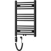 MEXEN/S - Ares radiátor + topná tyč 700 x 500 mm, 300 W, černá W102-0700-500-2300-70