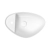 CERSANIT - Umyvadlo na desku MODUO 55X35 s otvorem pro baterii K116-155