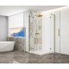 TRINITY GOLD MATT obdélníkový sprchový kout 1200x1000mm, rohový vstup, čiré sklo