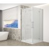 TRINITY CHROME obdélníkový sprchový kout 1100x800mm, rohový vstup, matné sklo