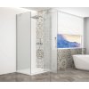 TRINITY CHROME čtvercový sprchový kout 1000x1000mm, matné sklo, pravé