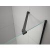 TRINITY BLACK čtvercový sprchový kout 900x900mm, čiré sklo, levé