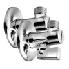 Rohový kulový ventil 1/2"x3/8", s filtrem, pár, chrom