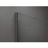 MEXEN/S - Kioto+ Sprchová zástěna WALK-IN s poličkou a držákem ručníků 90 x 200 cm, zrcadlová, grafit metal 800-090-121-95-50