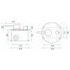 REA - Sprchový set s baterií 150mm Lungo bílá + BOX REA-P6611