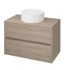 CERSANIT - SKŘÍŇKA POD UMYVADLO NA DESKU CREA 80 DUB  S924-010