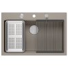 Quadron - Granitový dřez MARC 110 WORKSTATION Beige Zlaty HQM7650U4_PVDG1  DOPRAVA ZDARMA
