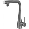 DEANTE - Eridan titanová kuchyňská baterie, s připojením vodního filtru, s vytahovací hubicí BRE_D75M