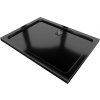 MEXEN/S - Flat sprchová vanička obdélníková slim 100 x 80, černá + černý sifon 40708010B