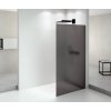 ARCHITEX BLACK MATT sprchová zástěna 1262mm, kouřové matné sklo