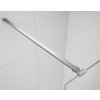 ESCA CHROME jednodílná sprchová zástěna do prostoru, kouřové matné sklo, 1100 mm