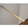 ESCA GOLD MATT jednodílná sprchová zástěna do prostoru, kouřové matné sklo, 1100 mm