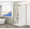 TRINITY GOLD MATT obdélníkový sprchový kout 800x1200mm, čiré sklo, levé