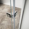 TRINITY CHROME obdélníkový sprchový kout 800x1200mm, čiré sklo, levé