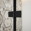 TRINITY BLACK obdélníkový sprchový kout 1100x800mm, čiré sklo, levé